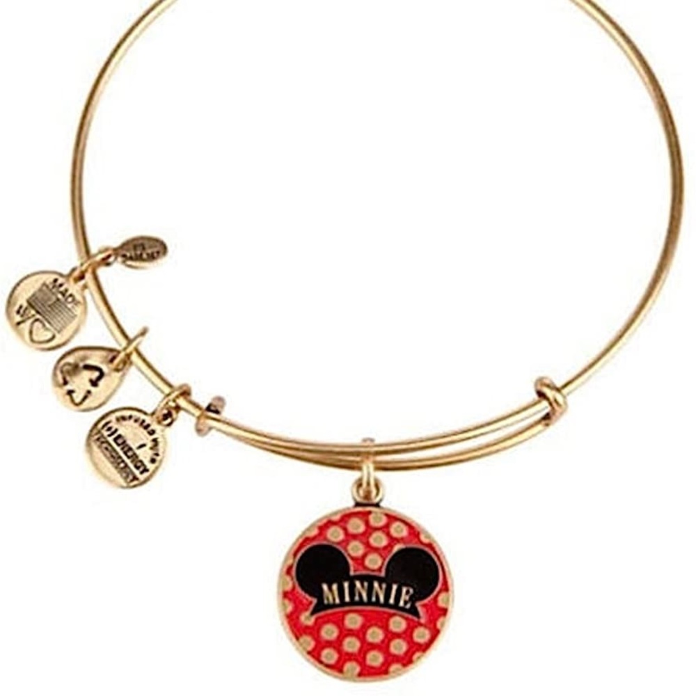 Minnie Mouse Alex and Ani Gold Bracelet